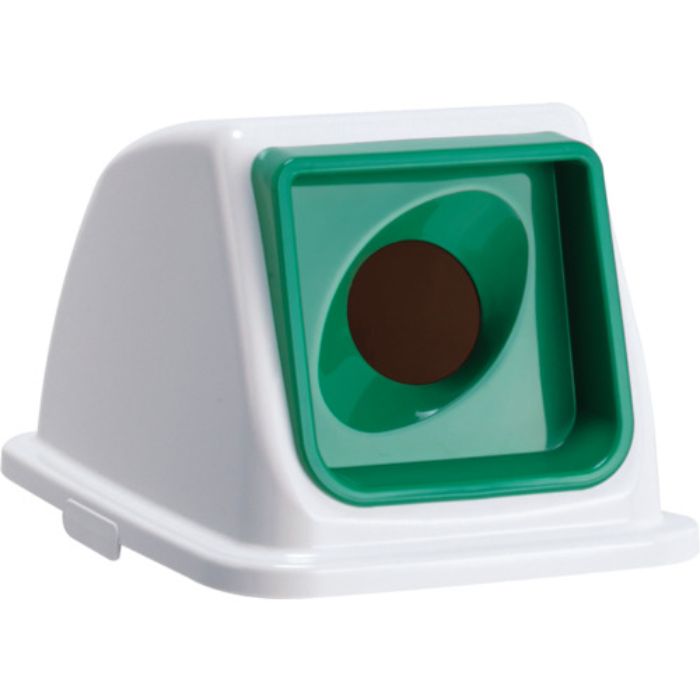 テラモト エコ分別カラーペールW65 蓋 緑丸穴 あきびん(Tcode:3109843)