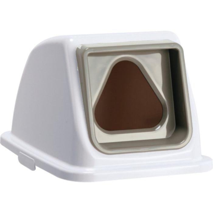 テラモト エコ分別カラーペールW65 蓋 灰三角穴 ペットボトル(Tcode:3109866)