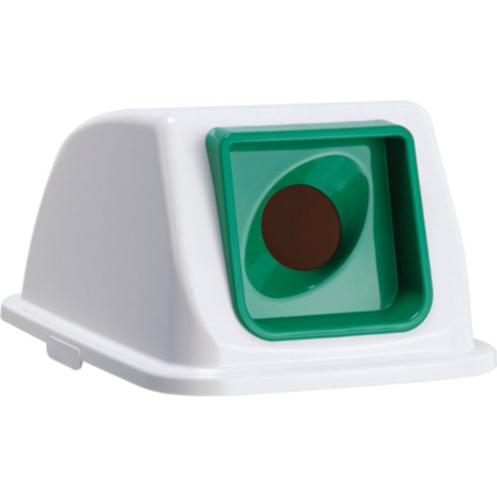 テラモト エコ分別カラーペールW90 蓋 緑丸穴 あきびん(Tcode:3109865)