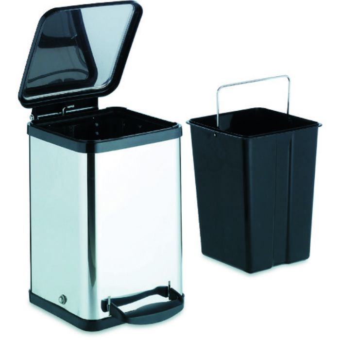 テラモト ゴミ箱 ペダルボックス角型 14L(Tcode:3617831)