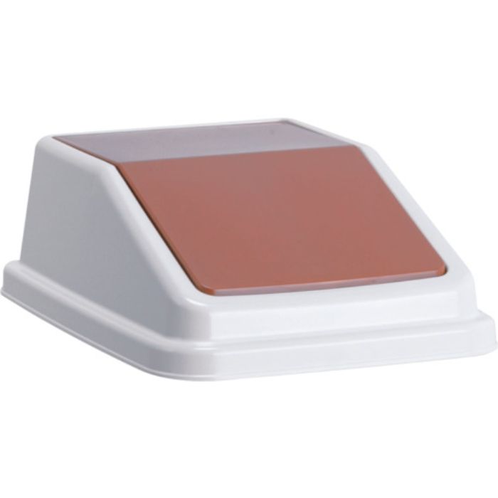 テラモト エコ分別トラッシュペールW40 蓋 茶 一般ゴミ(Tcode:3111344)