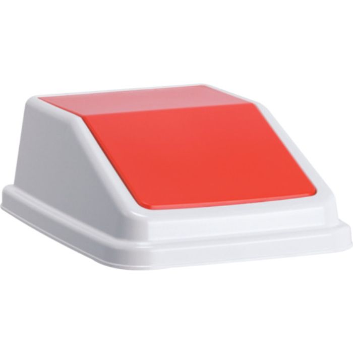 テラモト エコ分別トラッシュペールW40 蓋 赤 もえるゴミ(Tcode:3111358)