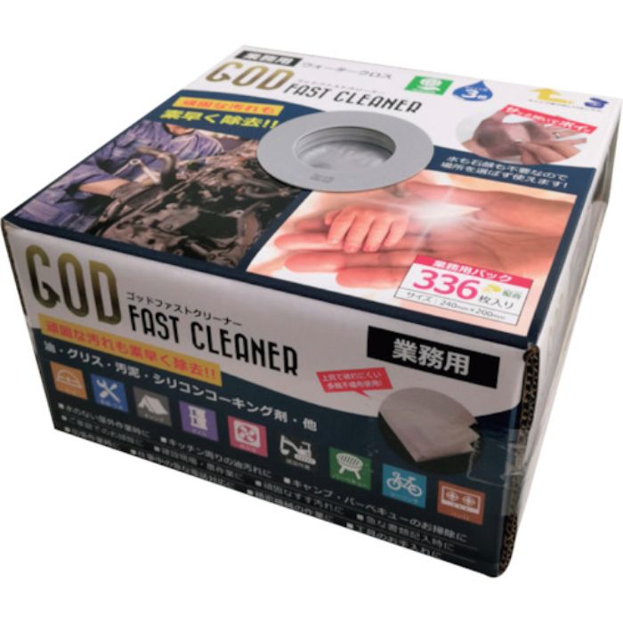 GOD FC ゴッドファストクリーナー 業務用タイプ 336枚入り(Tcode:3379218)