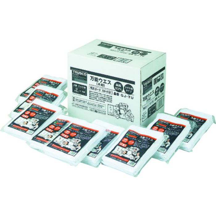 TRUSCO 万能ウエス タオル地タイプ 240枚入(Tcode:1244132)