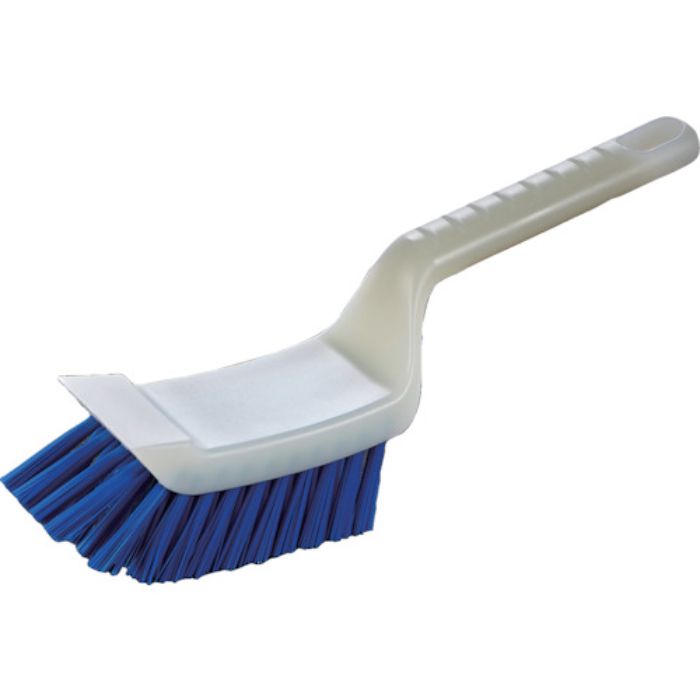 TRUSCO 耐熱スクレーパー付ブラシ HACCP対応 ブルー(Tcode:3816336)