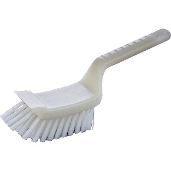 TRUSCO 耐熱スクレーパー付ブラシ HACCP対応 ホワイト(Tcode:3816335)