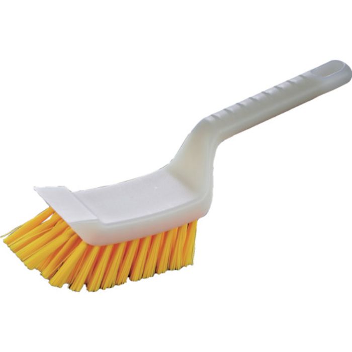 TRUSCO 耐熱スクレーパー付ブラシ HACCP対応 イエロー(Tcode:3816340)