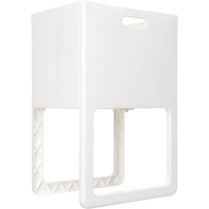 伊勢藤 折りたたみ&脚付きバスケットACOT(アコット)ホワイト(Tcode:3880407)