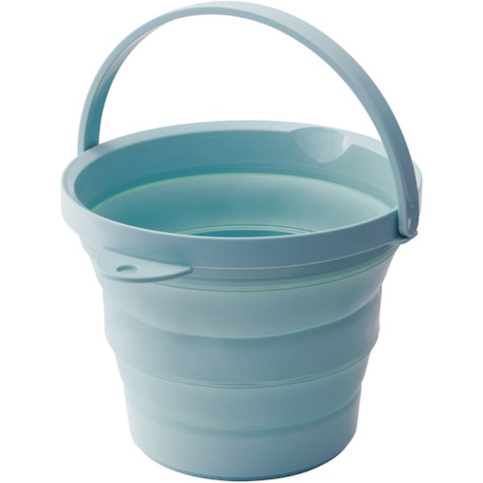 伊勢藤 ソフトバケツ8型 ミントグリーン(Tcode:4785776)