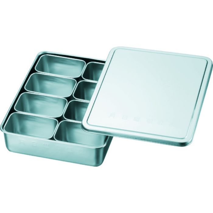 スギコ 18-8検食用容器 田型日付入 8個入 285×221×63(Tcode:5006775)