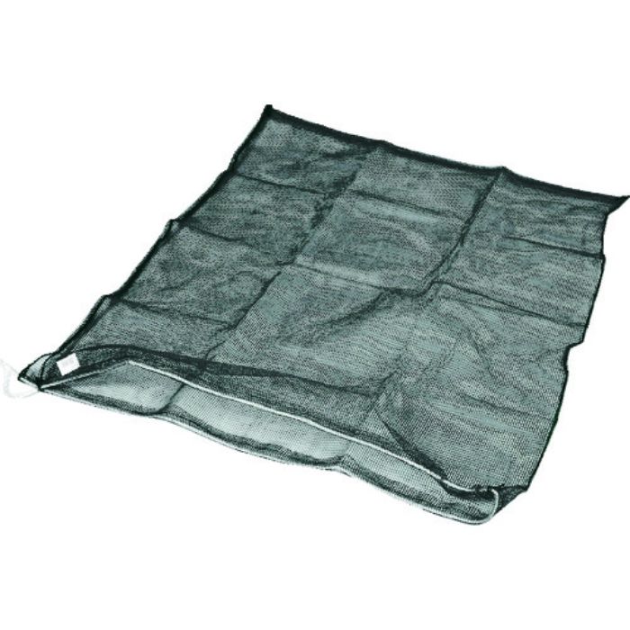 TRUSCO メッシュ袋 大 1枚入 100X100cm 90L 目合4mm 黒(Tcode:2067143)