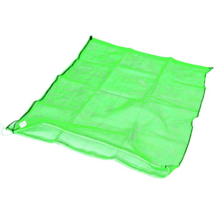 TRUSCO メッシュ袋 大 1枚入 100X100cm 90L 目合4mm 緑(Tcode:2067144)