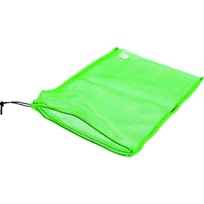 TRUSCO メッシュ袋 小 1枚入 39X55cm 目合4mm 緑(Tcode:2067141)