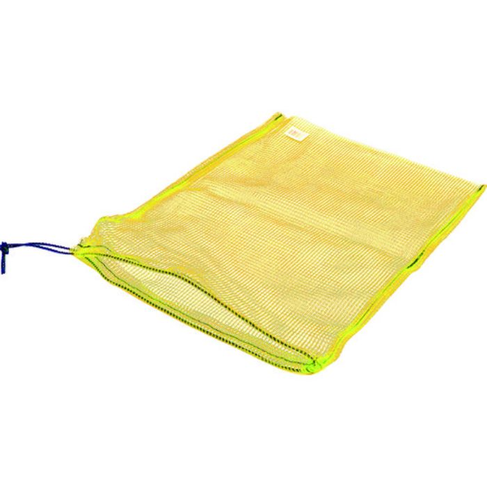 TRUSCO メッシュ袋 小 1枚入 39X55cm 目合4mm 黄(Tcode:2067142)