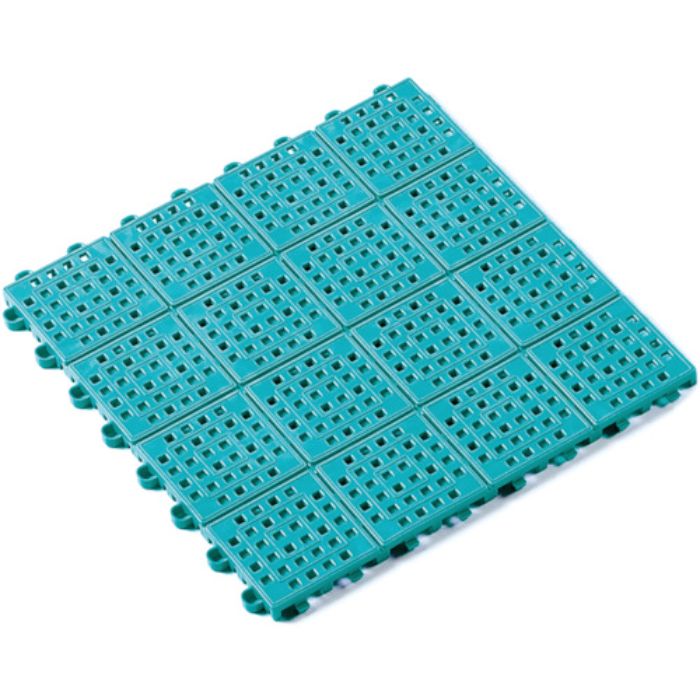 テラモト タッチマットツー 300×300mm 緑(Tcode:3285341)