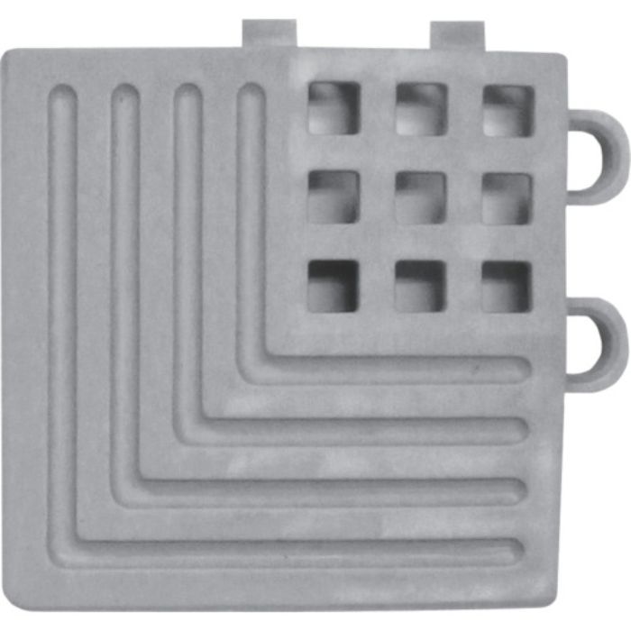 テラモト タッチマット2専用ふち 角ふち 灰