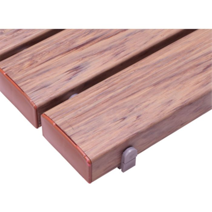 テラモト 抗菌安全スノコ(完成品)400×1800mm 木調(Tcode:1141317)