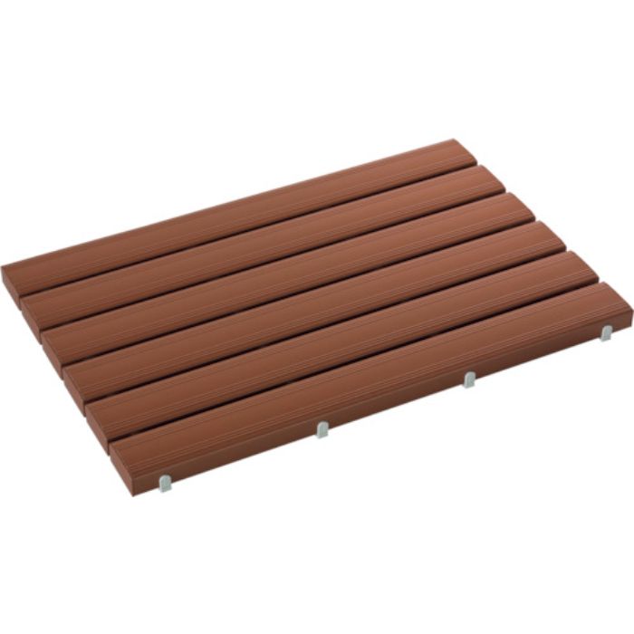 テラモト 抗菌安全スノコ(完成品)600×1200mm 茶(Tcode:1141349)