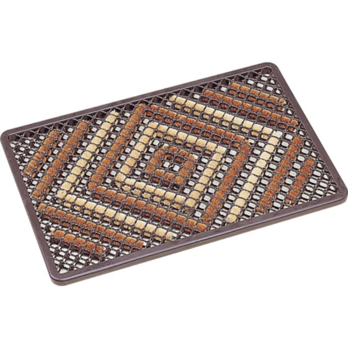 テラモト テラマットダイヤ 390×600mm コーヒー(Tcode:8173197)