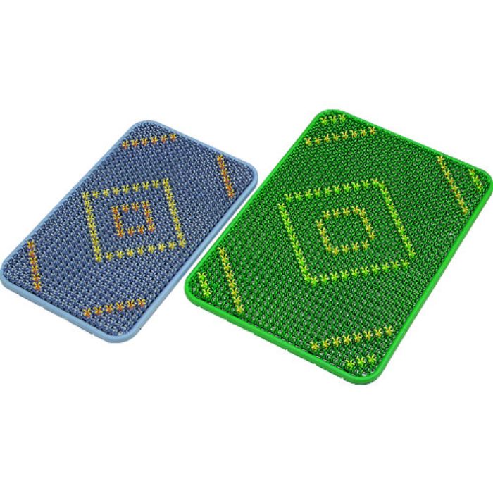 テラモト 花柄ヨクトール 450×747mm 若草(Tcode:3685608)