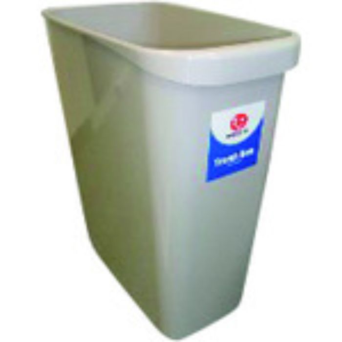 JTX 831190)持ち手付ゴミ箱角型18L グレ- N156JG5 (Tcode:1958292)