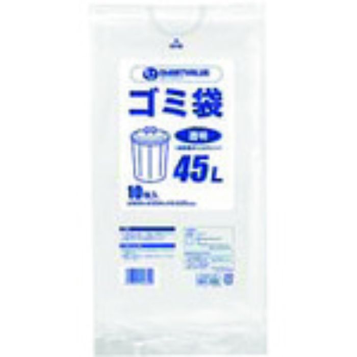 JTX 886642)ゴミ袋LDD透明 45L600枚 N208J-45P (Tcode:1971034)