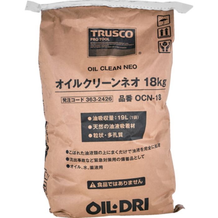 TRUSCO オイルクリーンネオ 18kg(Tcode:3632426)