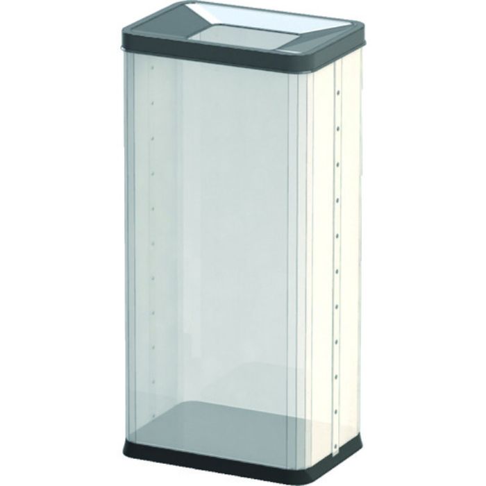 ぶんぶく 中身の見えるゴミ箱 角型屑入(袋止めなし)(Tcode:4078764)