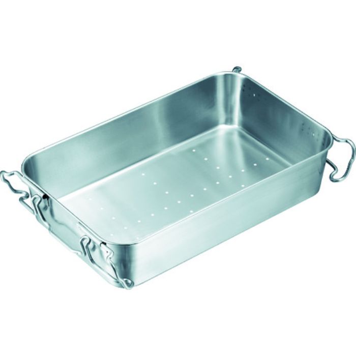 IKD 18-8 ストッパー付給食バット 運搬型穴明(Tcode:3938743)