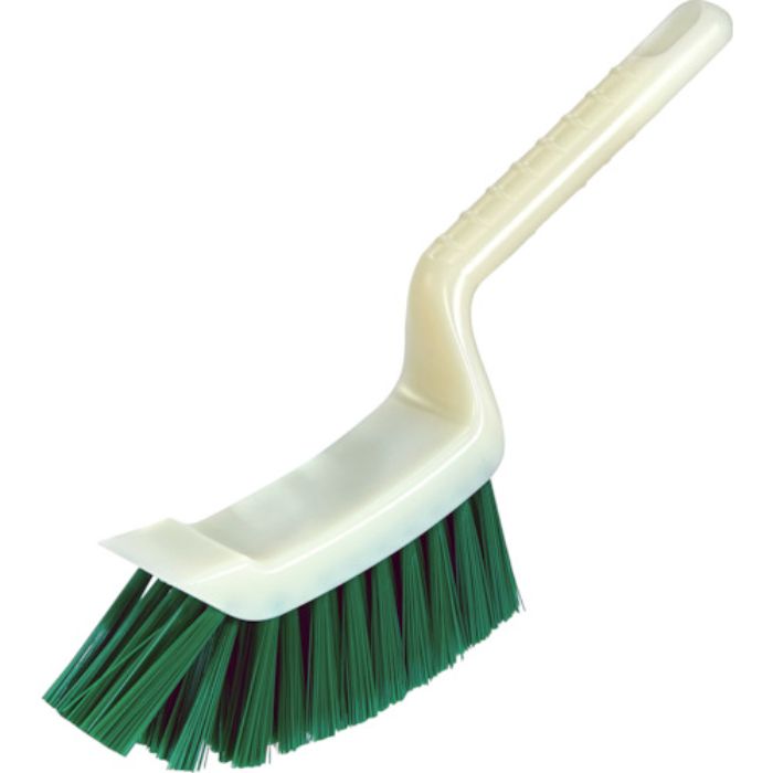 TRUSCO スクレーパー付ブラシ HACCP対応 グリーン(Tcode:3816330)