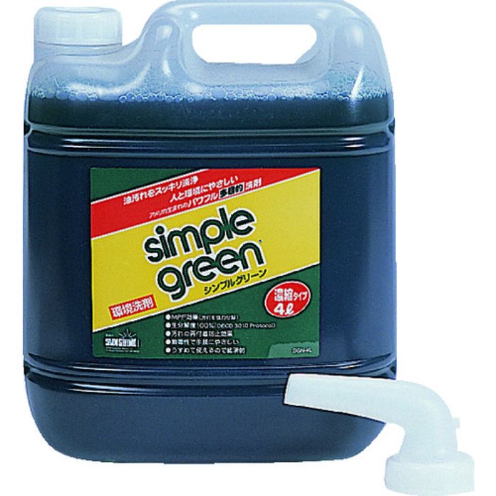 KDS シンプルグリーン4L詰替(Tcode:2208083)