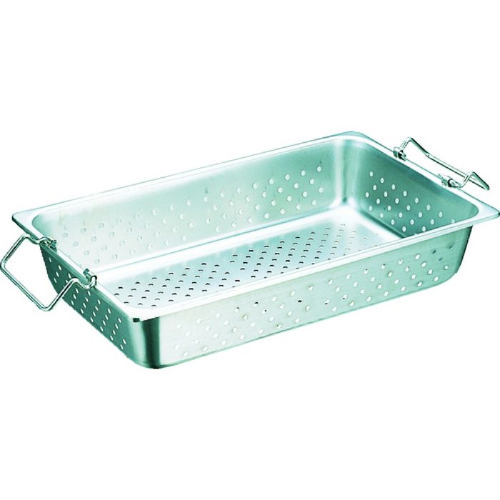 スギコ ハンドル付穴明パン SUS304 1/1サイズ 530×325×100(Tcode:5008140)