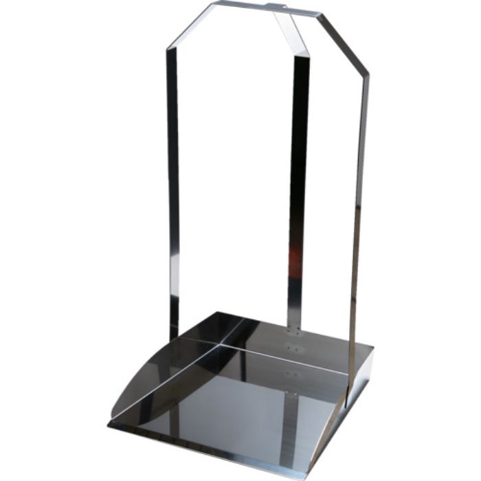 TRUSCO オールステンレスチリトリ 三ツ手チリトリ 穴なし(Tcode:2076314)