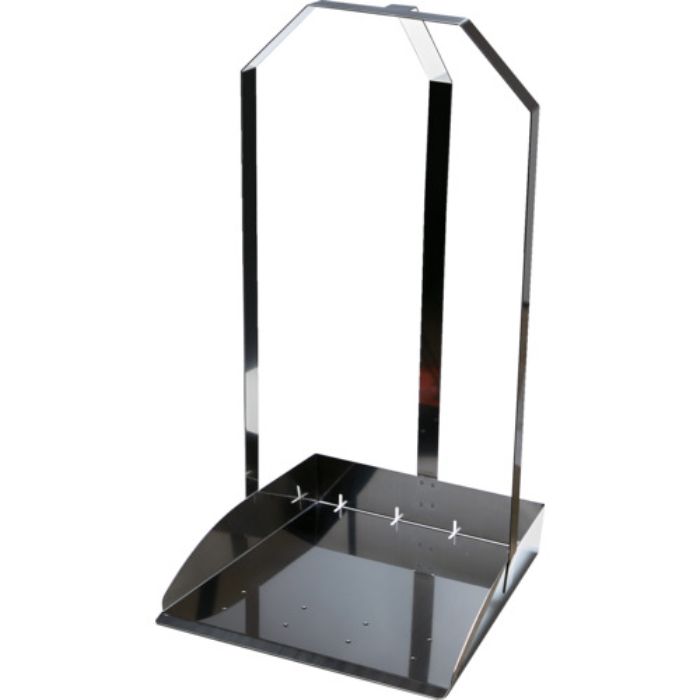 TRUSCO オールステンレスチリトリ 三ツ手チリトリ 水切り穴付(Tcode:2076315)