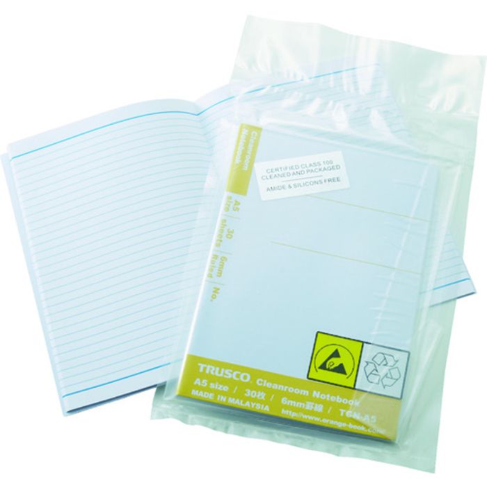 TRUSCO クリーンルーム用ノート A5(Tcode:1157377)