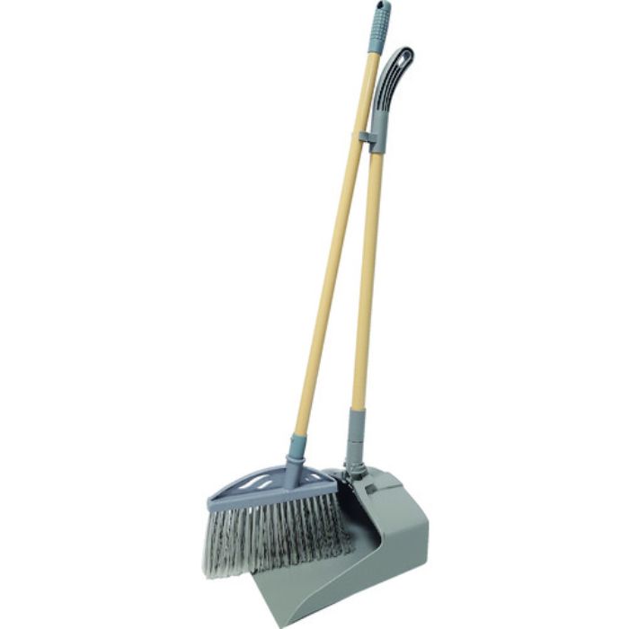 TRUSCO 多機能ほうきチリトリセット グレー(Tcode:2072095)