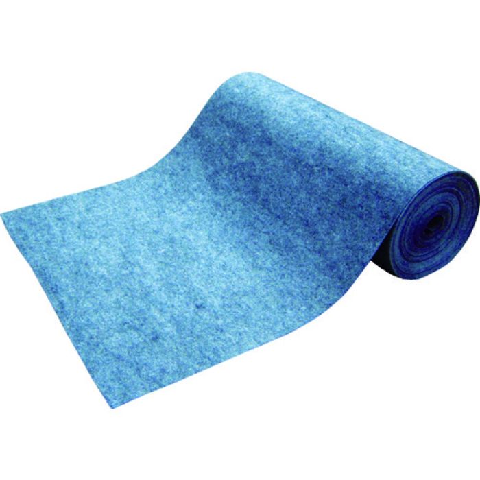 TRUSCO 吸油・吸水ロールマット グレー 裏面フィルム付 幅900mmx25m(Tcode:7915829)