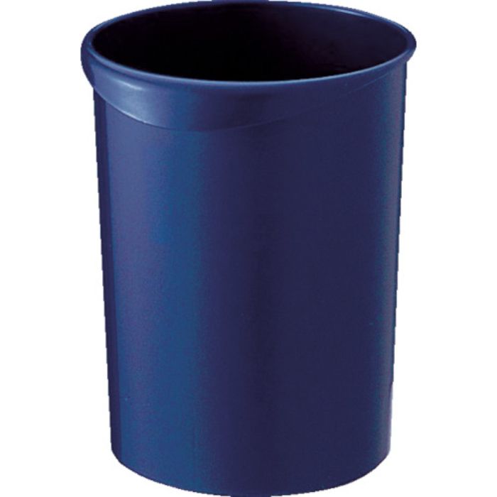 TRUSCO くず入れ 丸型 8.1L ダークブルー(Tcode:3539873)