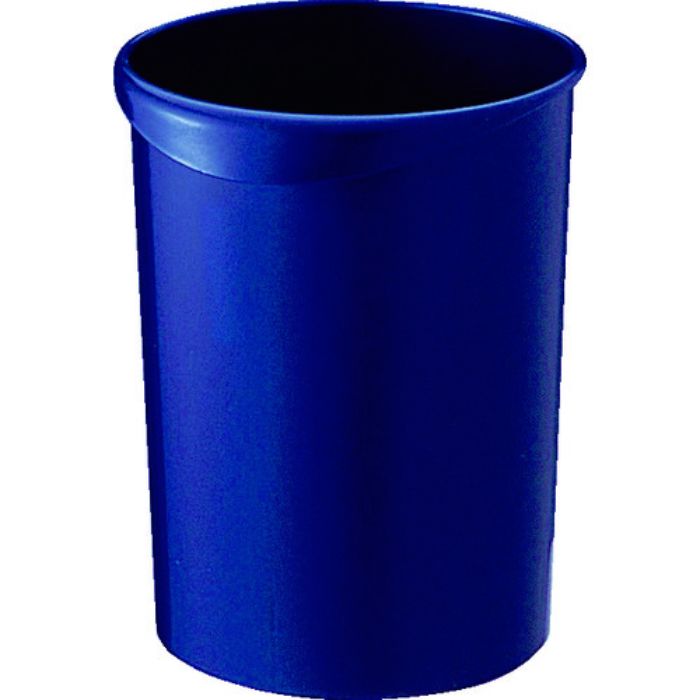 TRUSCO くず入れ 丸型 11.8L ダークブルー(Tcode:3539890)