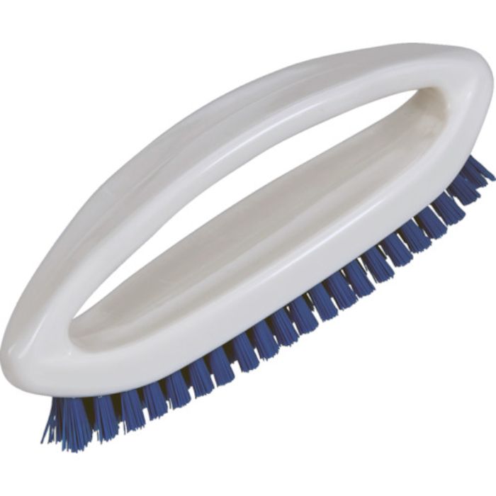 TRUSCO グリップ付ハンドブラシ HACCP対応 ブルー(Tcode:3816535)