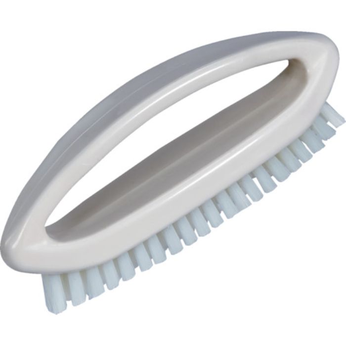 TRUSCO グリップ付ハンドブラシ HACCP対応 ホワイト(Tcode:3816533)