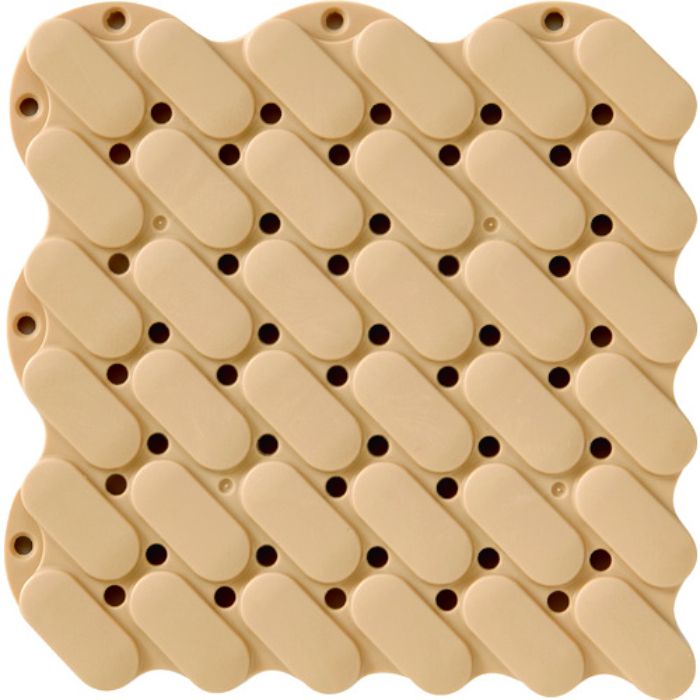 TRUSCO 抗菌・防炎ジョイントスノコ 素足用 ベージュ(Tcode:2078879)