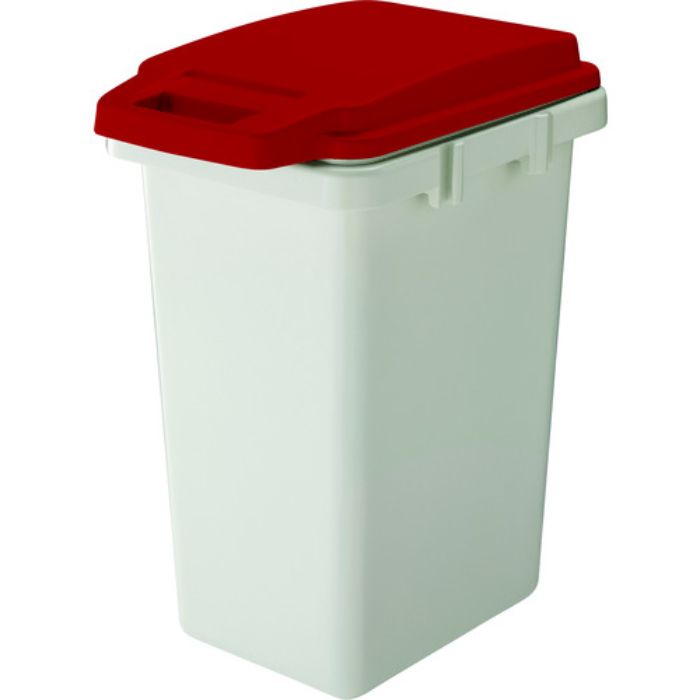 TRUSCO 連結ワンハンドパッキンペール 70L レッド(Tcode:1610766)