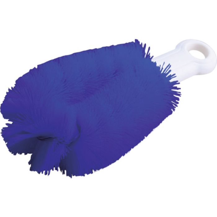 TRUSCO タワシブラシ ショートタイプ HACCP対応 ブルー(Tcode:8191538)