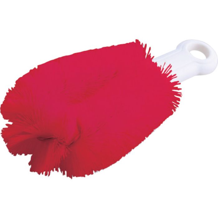 TRUSCO タワシブラシ ショートタイプ HACCP対応 レッド(Tcode:8191539)