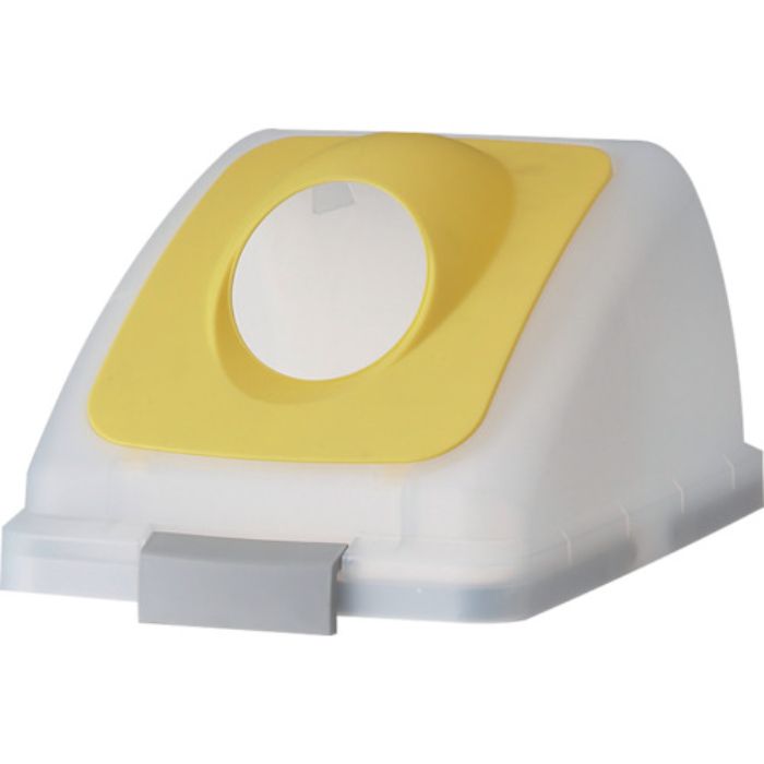 コンドル 屋内用屑入れ リサイクルトラッシュ SKL-50用 丸穴蓋 黄(Tcode:4414446)