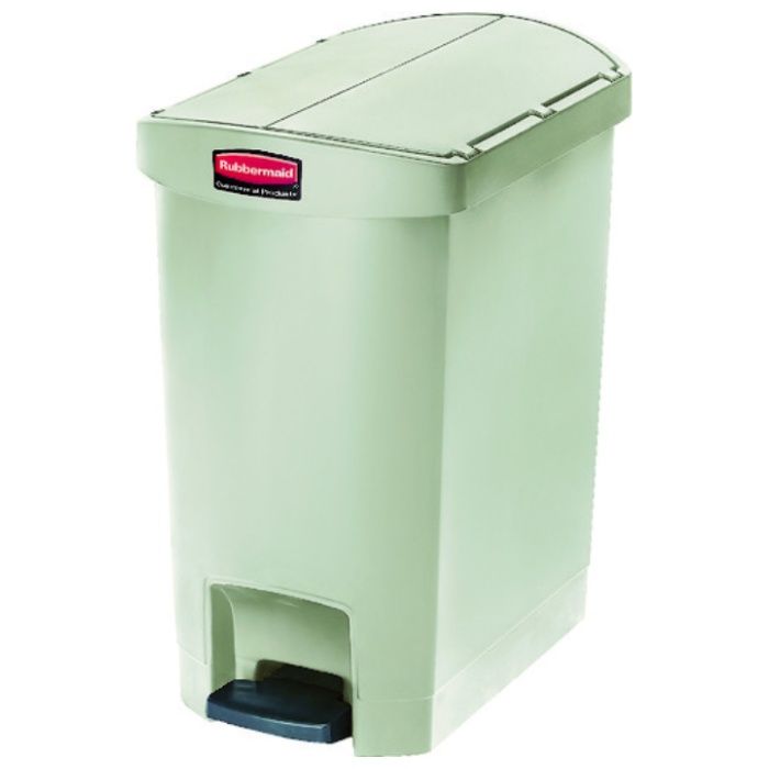 ラバーメイド　【売切廃番】スリムジムステップオンコンテナ　エンドステップ30.3L　ベージュ