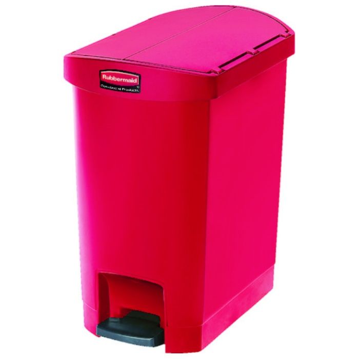 ラバーメイド　【売切廃番】スリムジムステップオンコンテナ　エンドステップ　30.3L　レッド