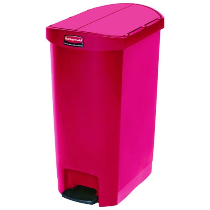 ラバーメイド　【売切廃番】スリムジムステップオンコンテナ　エンドステップ　49.2L　レッド