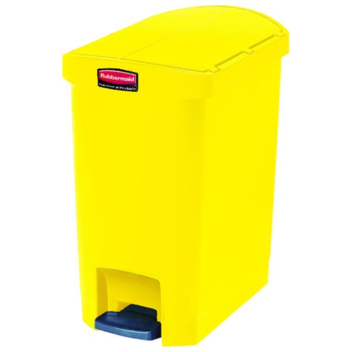 ラバーメイド　【売切廃番】スリムジムステップオンコンテナ　エンドステップ30.3L　イエロー